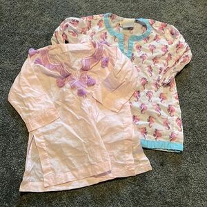 Bundle of 2 Pottery barn kids beach coverups